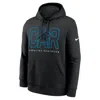 Nike Carolina Panthers Busted Play Club  Men's Nfl Pullover Hoodie In Black