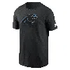 Nike Carolina Panthers Rewind Logo Essential  Men's Nfl T-shirt In Black