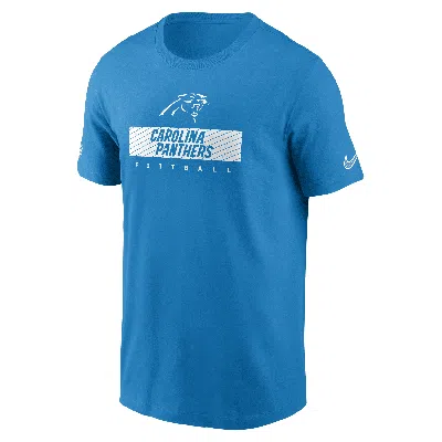 Nike Carolina Panthers Sideline Team Issue  Men's Dri-fit Nfl T-shirt In Blue