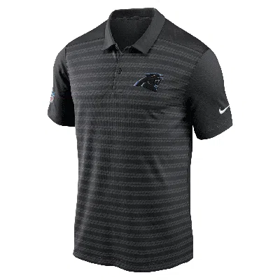 Nike Carolina Panthers Sideline Victory  Men's Dri-fit Nfl Polo In Black