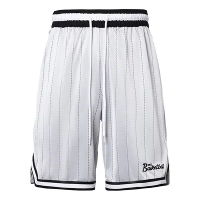 Nike Casual Breathable Sports Lacing Stripe Shorts Gray White