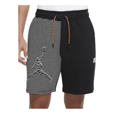 Nike Casual Colorblock Lacing Sports Shorts Black