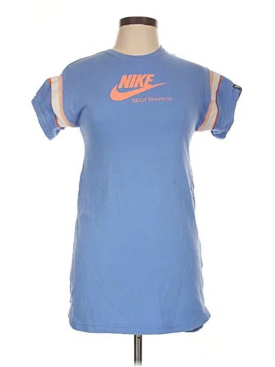 Pre-owned Nike Casual Dress In Blue