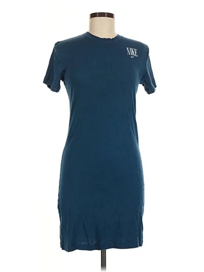 Pre-owned Nike Casual Dress In Blue