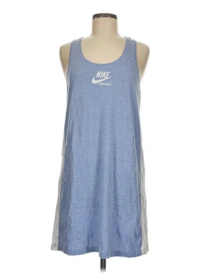 Pre-owned Nike Casual Dress In Blue