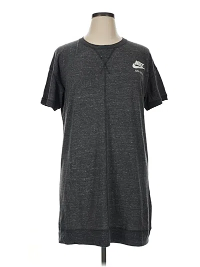 Pre-owned Nike Casual Dress In Gray
