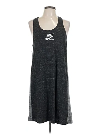 Pre-owned Nike Casual Dress In Gray