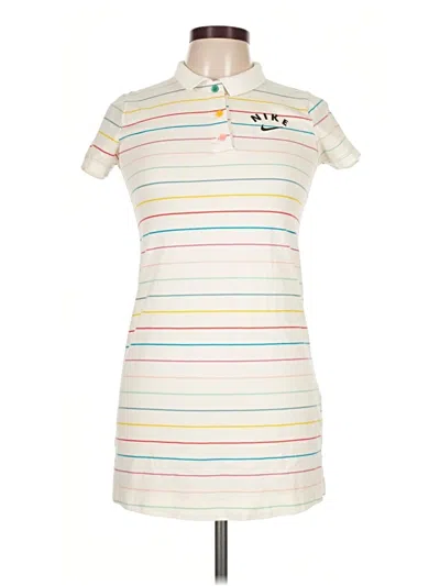 Pre-owned Nike Casual Dress In Ivory