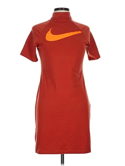 Pre-owned Nike Casual Dress In Orange