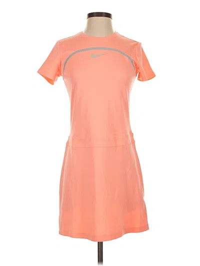 Pre-owned Nike Casual Dress In Orange