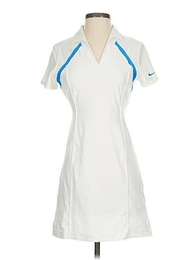 Pre-owned Nike Casual Dress In White