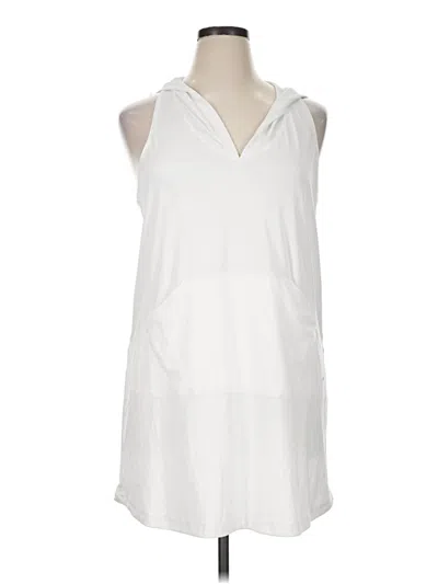 Pre-owned Nike Casual Dress In White