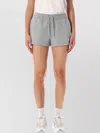 Nike Casual Fleece Shorts Featuring Pockets In Gray