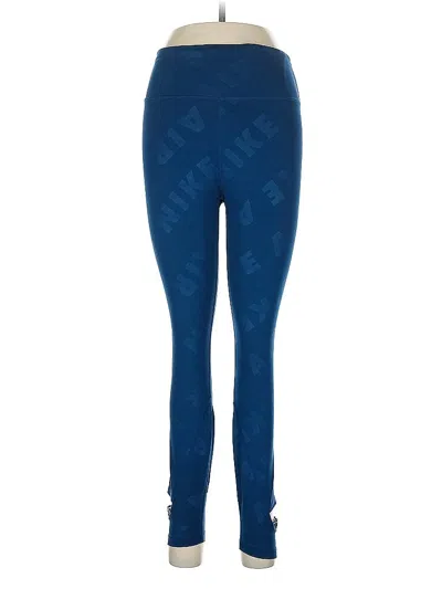 Pre-owned Nike Casual Pants In Blue