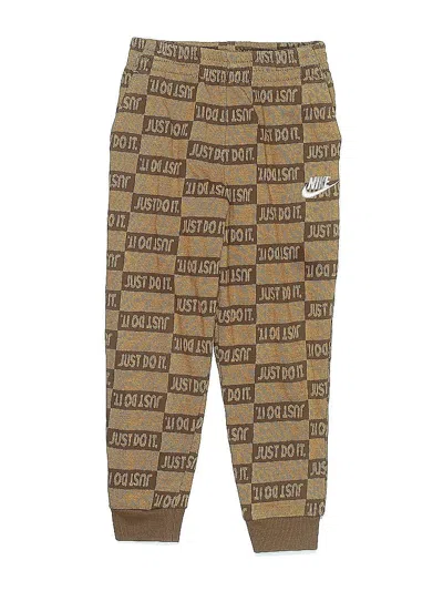 Pre-owned Nike Kids' Casual Pants In Brown