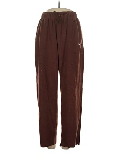 Pre-owned Nike Casual Pants In Brown