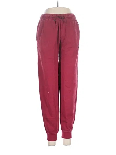 Pre-owned Nike Casual Pants In Burgundy
