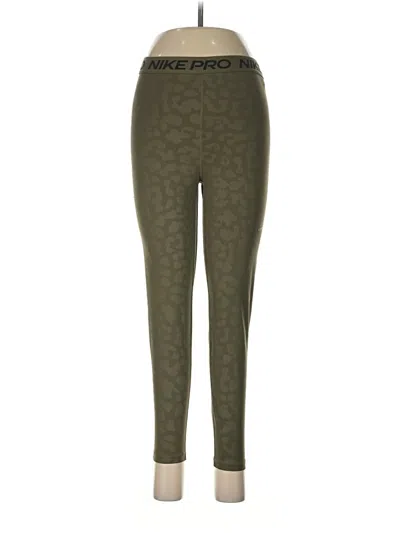 Pre-owned Nike Casual Pants In Green