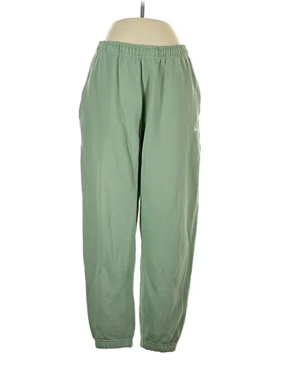 Pre-owned Nike Casual Pants In Green