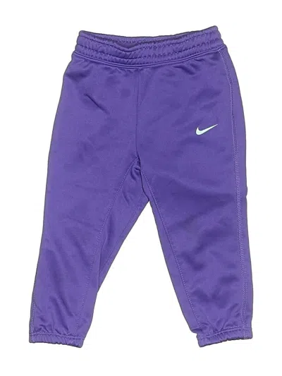 Pre-owned Nike Kids' Casual Pants In Purple