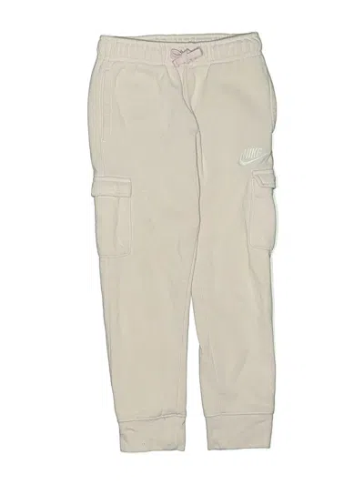 Pre-owned Nike Kids' Casual Pants In White