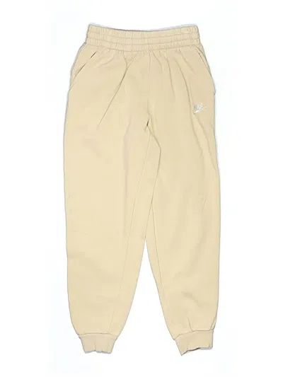 Pre-owned Nike Kids' Casual Pants In White