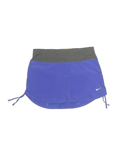 Pre-owned Nike Casual Skirt In Blue