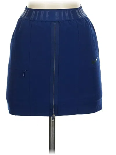 Pre-owned Nike Casual Skirt In Blue