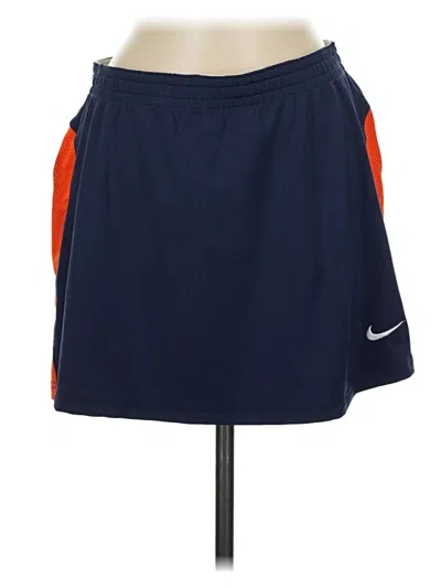 Pre-owned Nike Casual Skirt In Blue