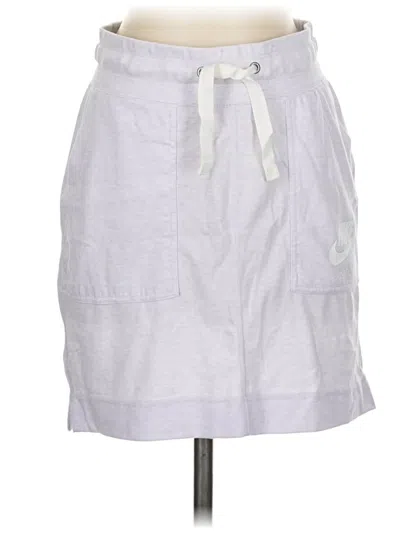 Pre-owned Nike Casual Skirt In Gray
