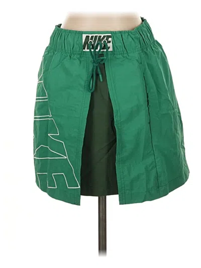 Pre-owned Nike Casual Skirt In Green