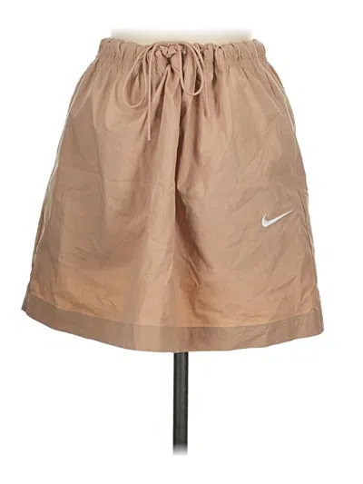 Pre-owned Nike Casual Skirt In Tan