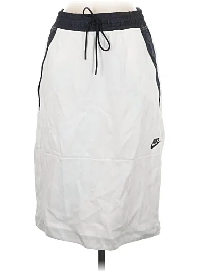 Pre-owned Nike Casual Skirt In White