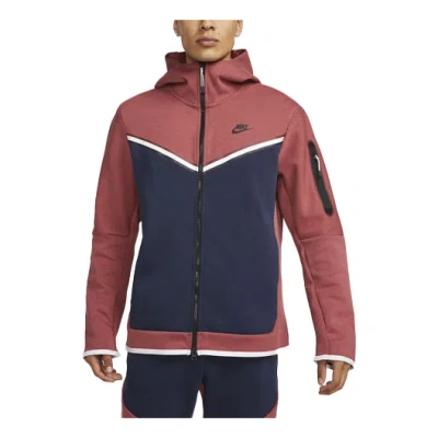 Nike Casual Sports Breathable Zipper Hooded Jacket Brown Red Brownred