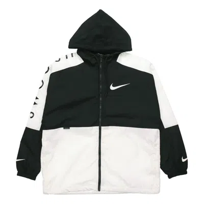 Nike Casual Sports Hooded Jacket Men's Black/white