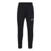 Nike Casual Sports Logo Solid Color Bundle Feet Pants Black