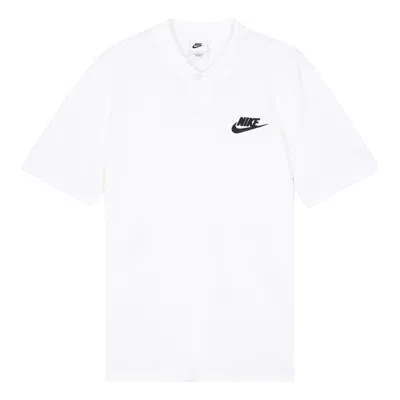 Nike Casual Sports Short Sleeve Polo Shirt White