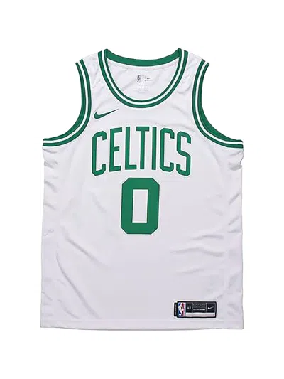 Nike Celtics Association Edition 2020 Jersey Tank Top In 화이트