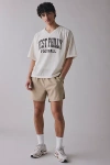 Nike Challenger 5" Running Short In Parachute Beige, Men's At Urban Outfitters