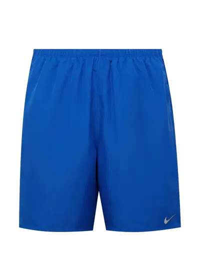 Nike Challenger Brief-lined Shorts In Blue
