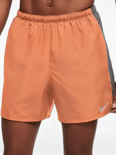 Nike Challenger Dri-fit Running Shorts In Orange