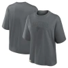 Nike Charcoal Atlanta Falcons Glory Arch Boxy T-shirt In Gray