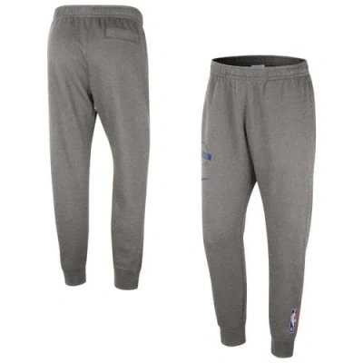Nike Charcoal New York Knicks 2025/26 Authentic Practice Club Jogger Pants In Gray