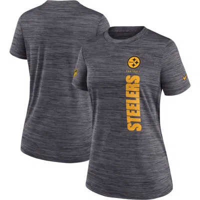 Nike Charcoal Pittsburgh Steelers Velocity Performance T-shirt