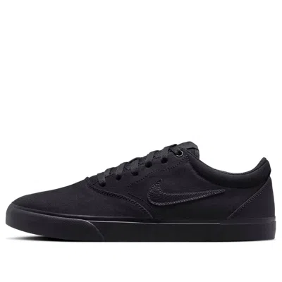 Nike Sb Charge Canvas Charge Trainer In Black