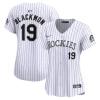 Nike Charlie Blackmon White Colorado Rockies Home Limited Player Jersey