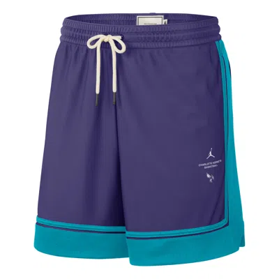 Nike Charlotte Hornets Standard Issue 6"" Shorts 'new Orchid Rapid Teal' In Multi