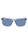Nike Chaser Ascent 59mm Rectangular Sunglasses In Blue