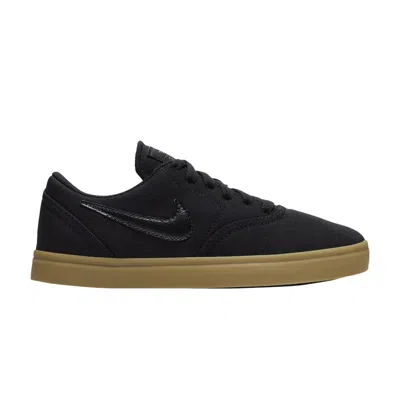 Pre-owned Nike Check Canvas Sb Gs 'black Gum' | Kid's Size 4.5