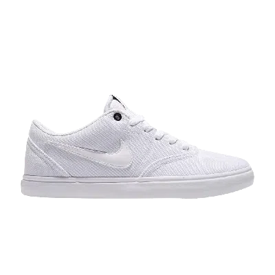 Pre-owned Nike Check Solar Canvas Sb 'white'